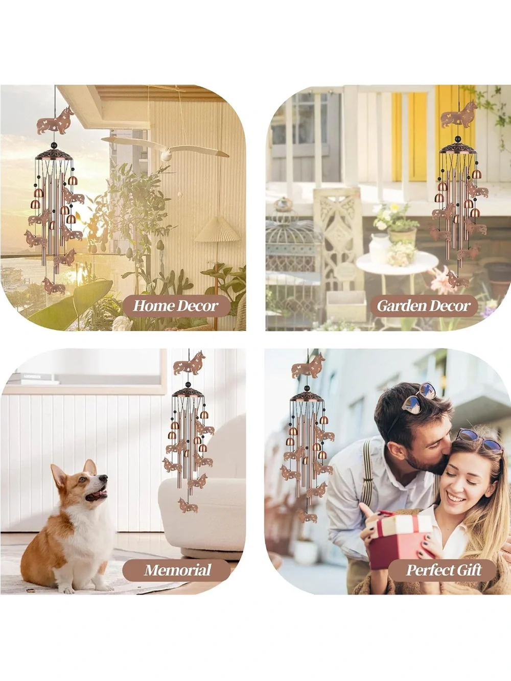 Dog Wind Chime - Decorative Home Decor